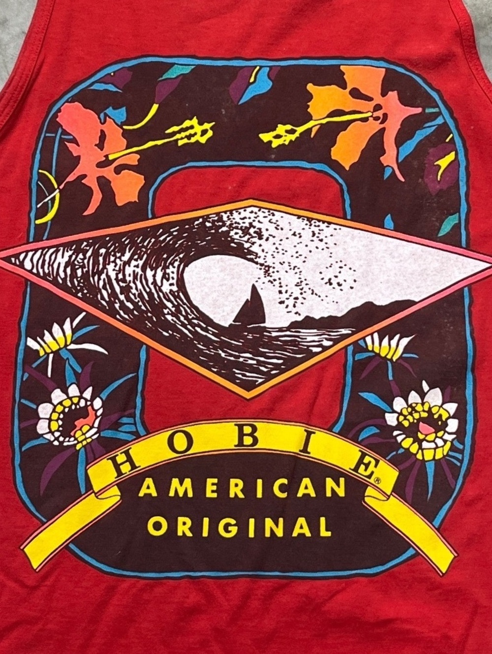 Vintage Hobie Surfboards Preowned XL Tank Top T-shirt